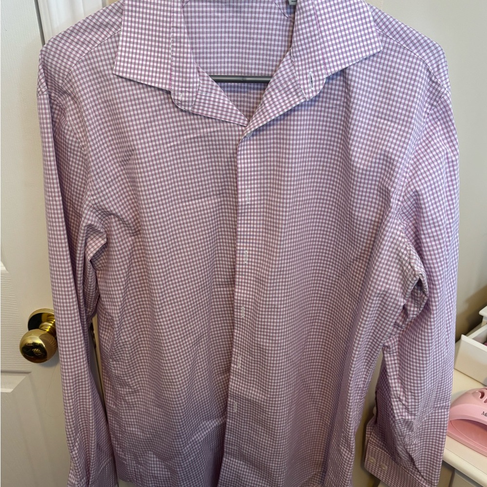Men's Purple Checkered Shirt